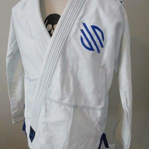 SANABUL Thick White Blue JIU JITSU BJJ GI Top Only sz A1